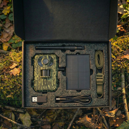 Caméra de Chasse 4G Connectée Solaire – Vision Nocturne | TheForestEye 1080P 20MP