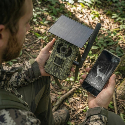 Caméra de Chasse 4G Connectée Solaire – Vision Nocturne | TheForestEye 1080P 20MP