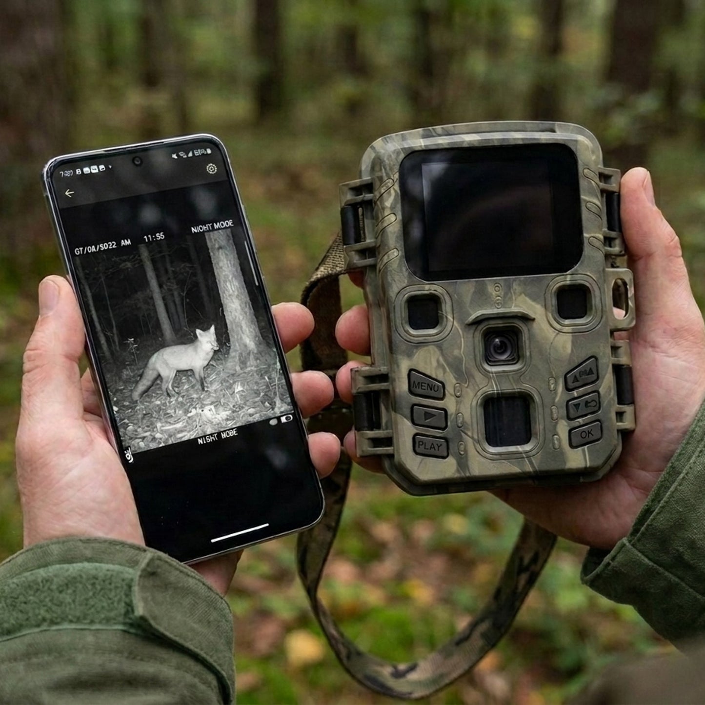 Caméra de Chasse WiFi Connectée – Vision Nocturne | TheForestEye 1080P 20MP